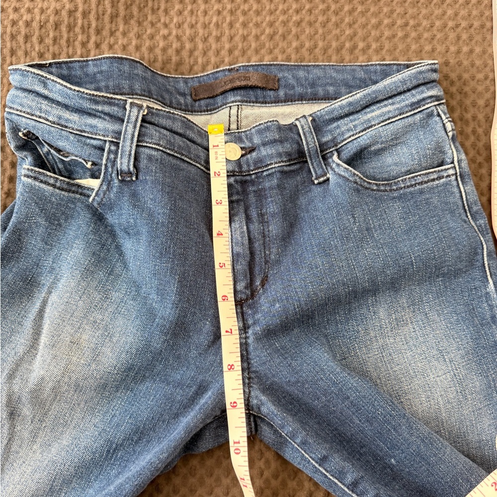 Joe's Jeans Light Blue Frayed Ankle Skinny Jeans - Picture 7 of 7